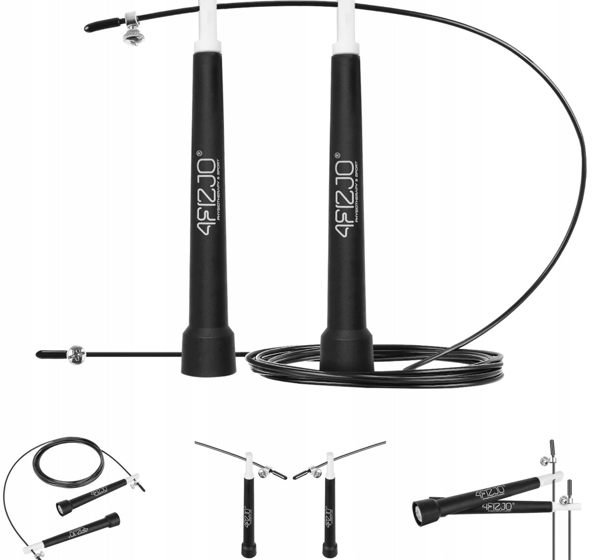 JUMP ROPE ADJUSTABLE BOXING METAL COATED CROSSFIT ADJUSTMENT 3M