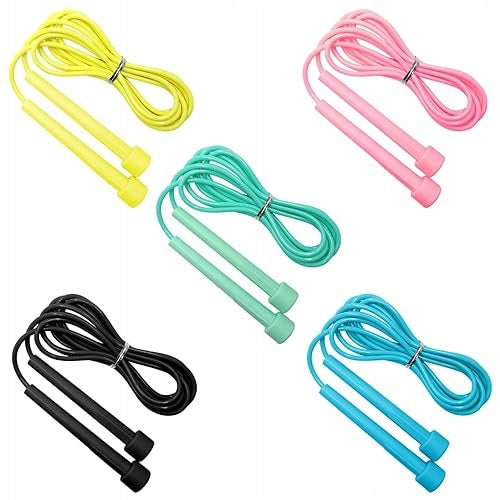 JUMP ROPE FITNESS ADJUSTABLE FOR ADULTS AND CHILDREN PVC 15 PCS for home