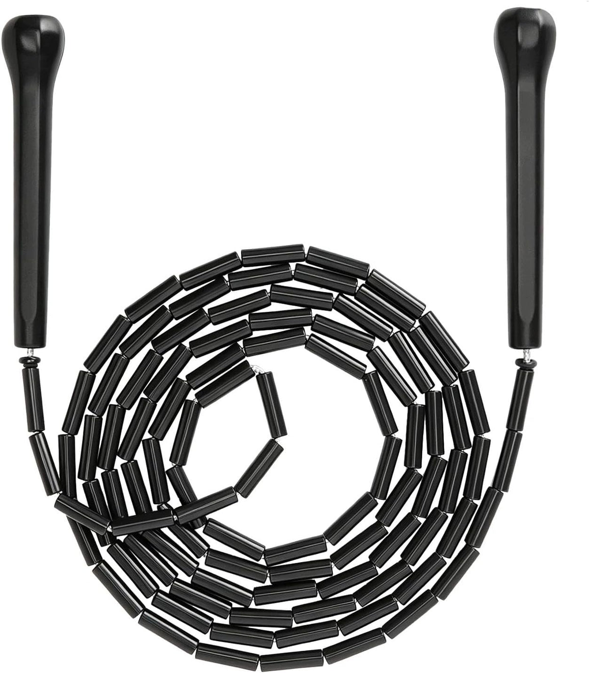 JUMP ROPE WITH BEADS 2,8 m ADJUSTABLE FITNESS CARDIO TRAINING SPORT