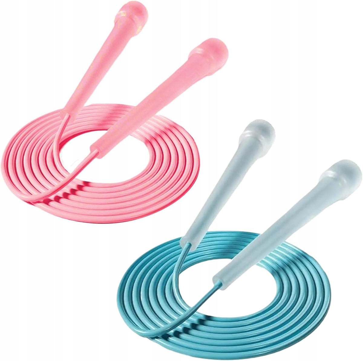 JUMP ROPES TRAINING 2 PIECES ADJUSTABLE 2,8M FITNESS