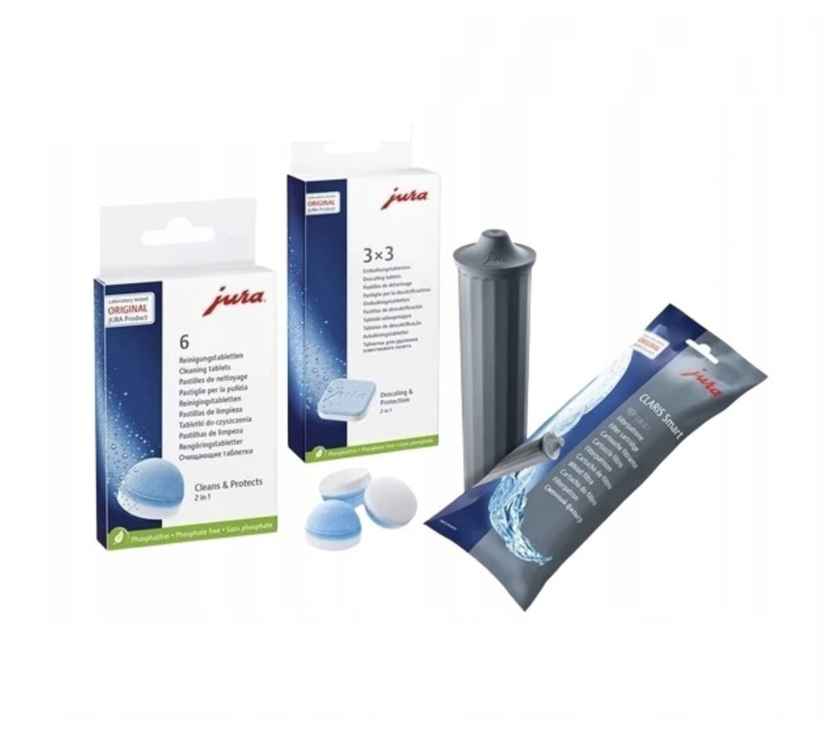 JURA filter CLARIS SMART descaler cleaning tablets for JURA machine