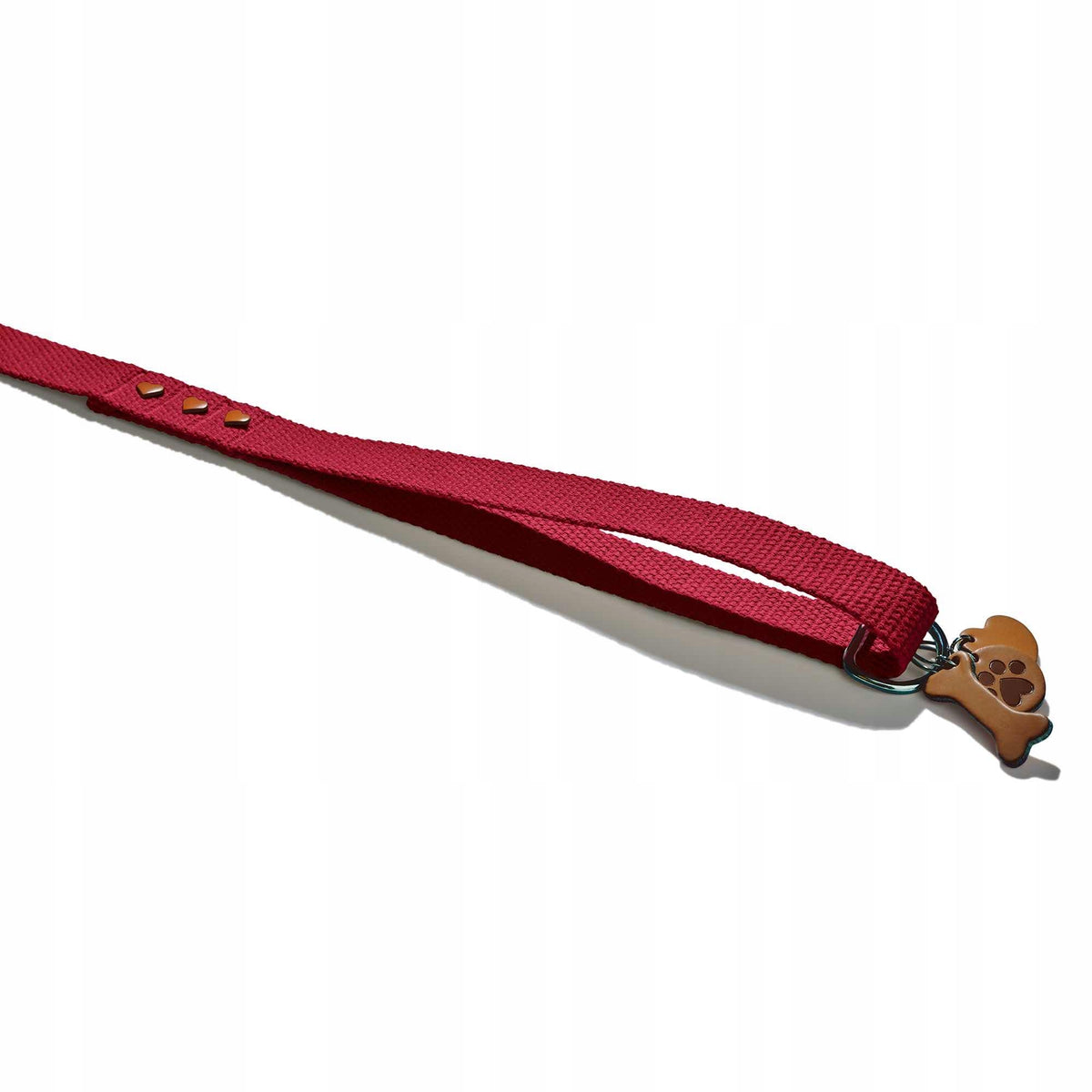 John Dog Manifest leash straight for dog burgundy 3m tape 1,5 cm Brand John Dog