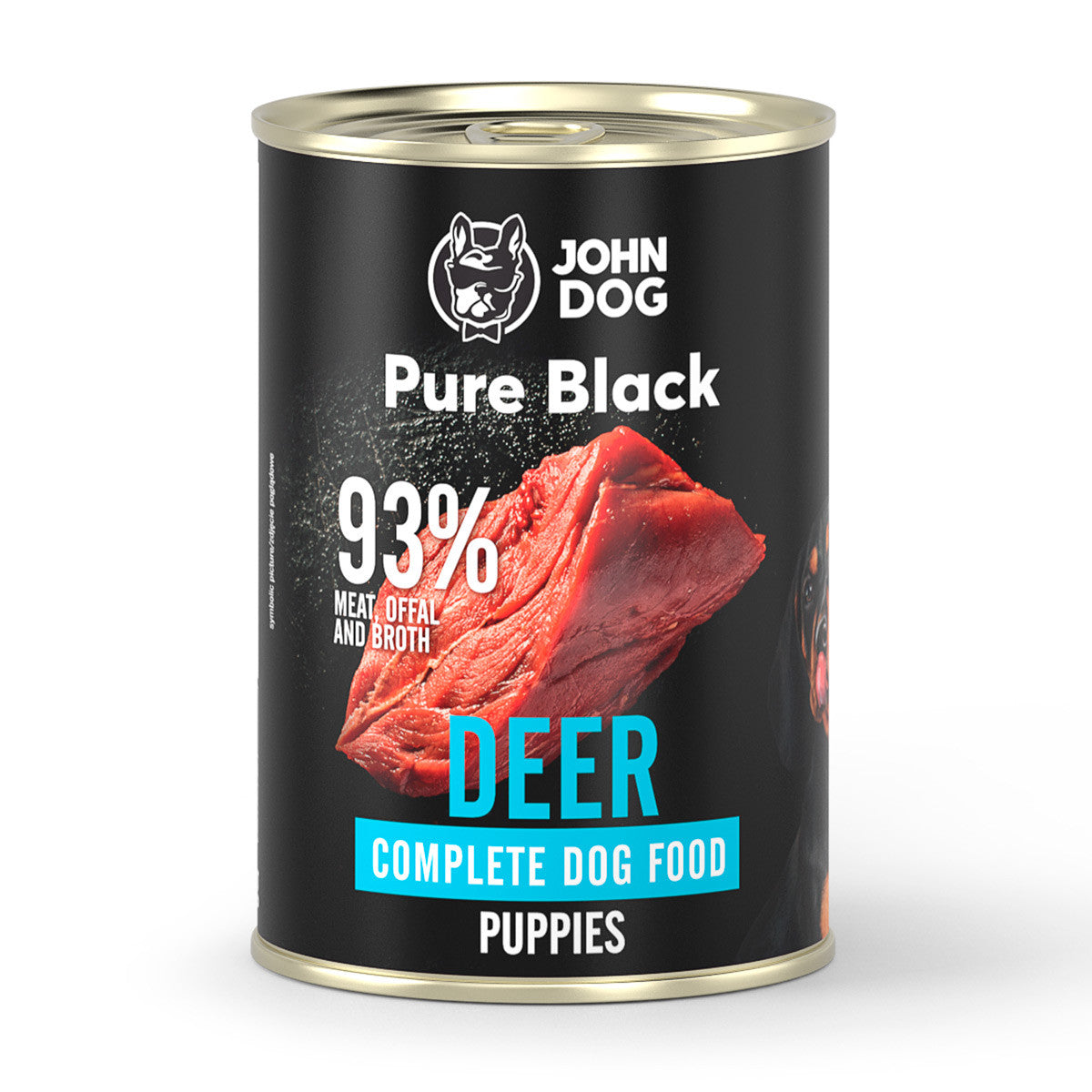 John Dog Pure Black Junior Deer Wet Dog Food 400 g Manufacturer code 5903769003815