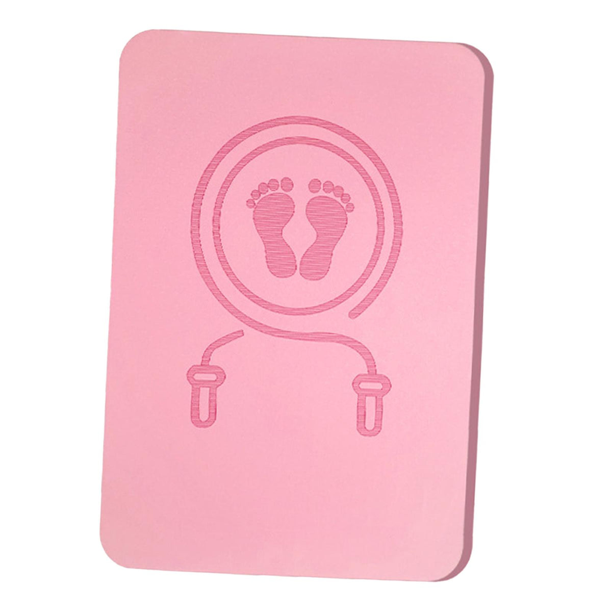 Jump Rope Mat Anti Slip Skipping Mat Sound Insulation Floor Protection Pink Packaging status original