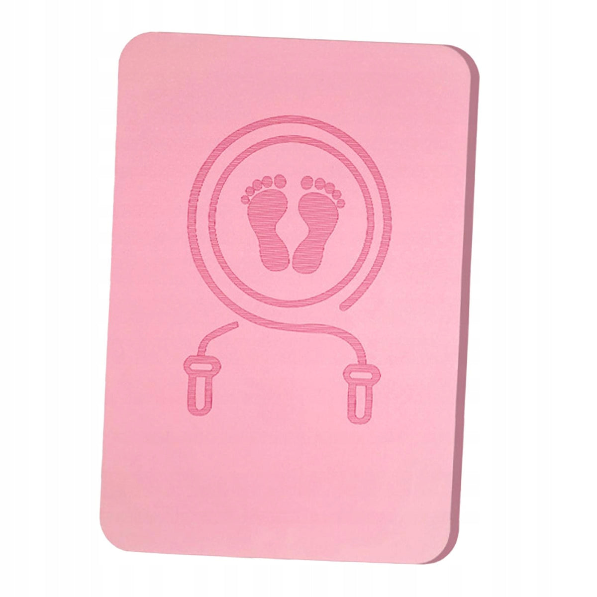 Jump Rope Mat Anti Slip Skipping Mat Sound Insulation Floor Protection Pink