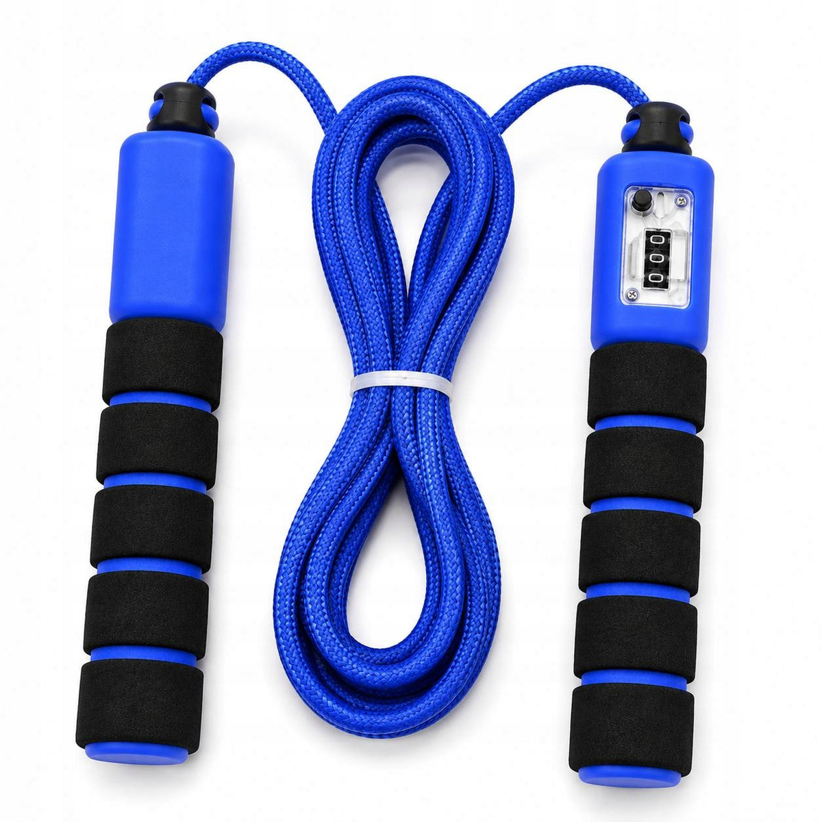 Jump Rope with Counter 2,6 m Adjustable Fitness Training Blue