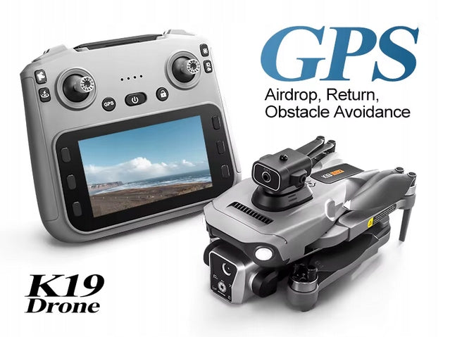 K19 MAX GPS drone with 8K camera avoiding obstacles 4,5” and FPV