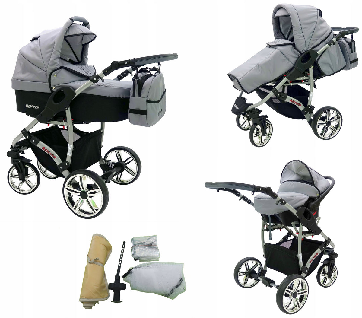 KAREX STROLLER ALLIVIO 3IN1 DEEP STROLLER CHAIR