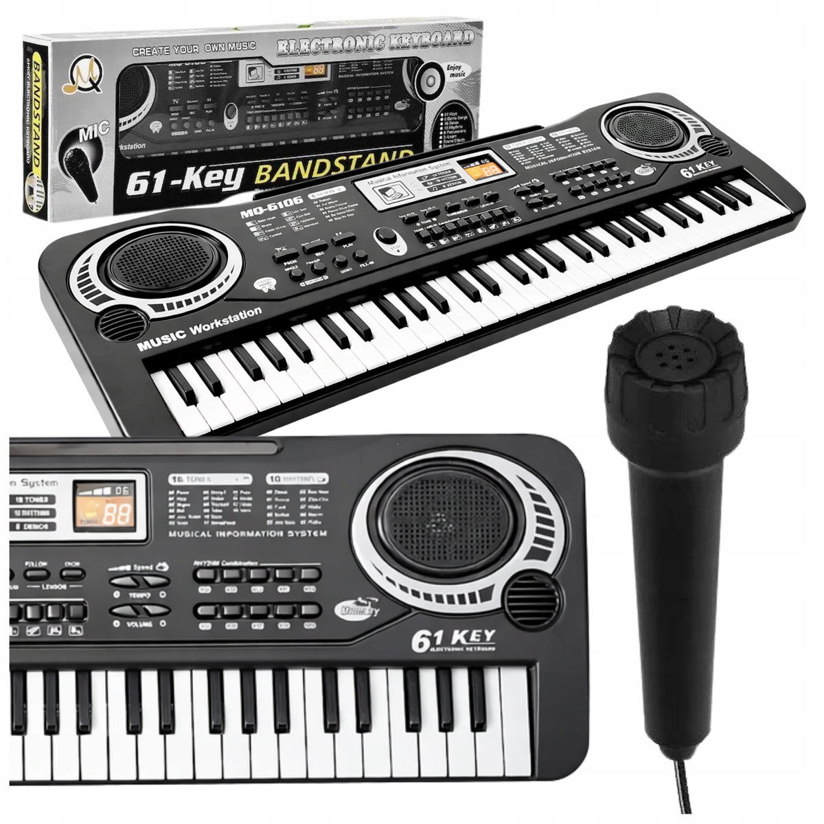 KEYBOARD FOR CHILDREN PIANO ELECTRONIC ORGAN + MICROPHONE FOR LEARNING
