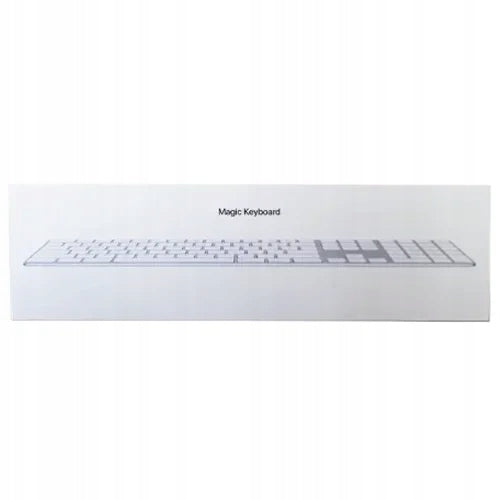 KEYBOARD LAYOUT FRENCH APPLE KEYBOARD WITH NUMERIC KEYPAD WHITE