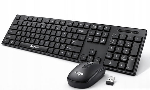 KEYBOARD MOUSE WIRELESS SET WITH NUMERIC BLOCK FOR LAPTOP PC USB