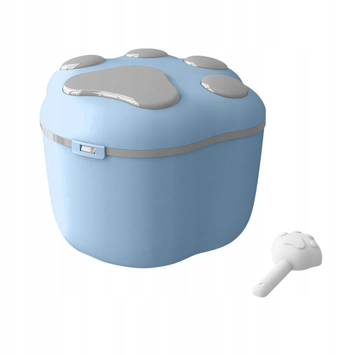KG lb Large Capacity Food Storage Container Kitchen Rice Flour Case Blue Packaging status original