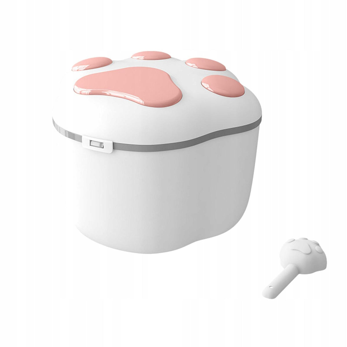KG lb Large Pet Dog Cat Food Storage Container Cereal Rice Flour Pink Packaging status original