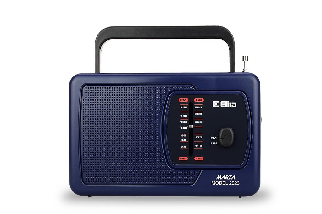 KITCHEN RADIO RECEIVER ELTRA MARIA NAVY BLUE FM ANTENNA