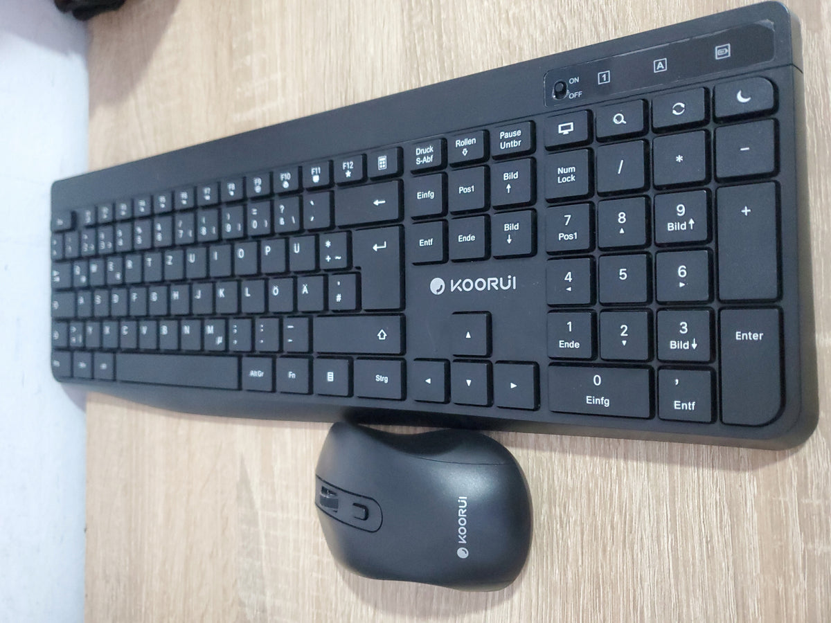 KOORUI Wireless keyboard and mouse (K10) Manufacturer code BK01104
