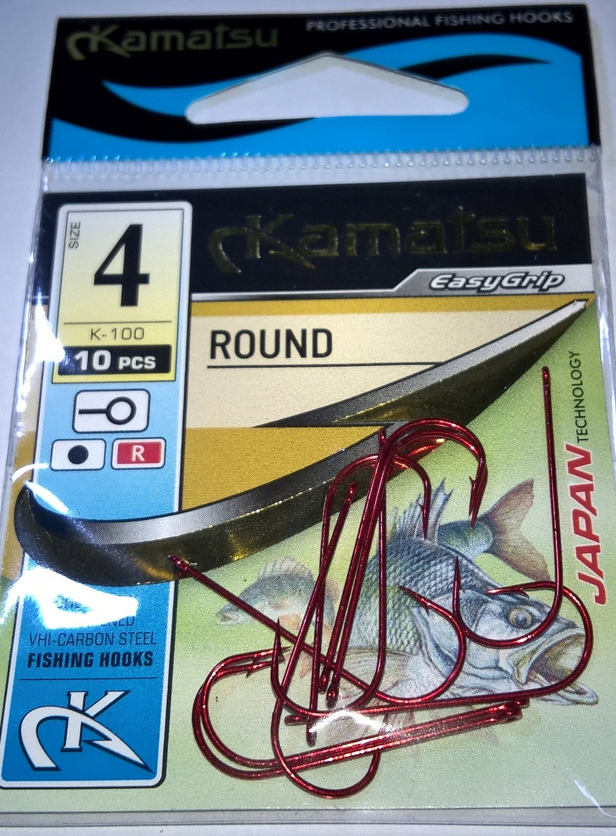 Kamatsu Hook ROUND K-100 Red eyelet 4