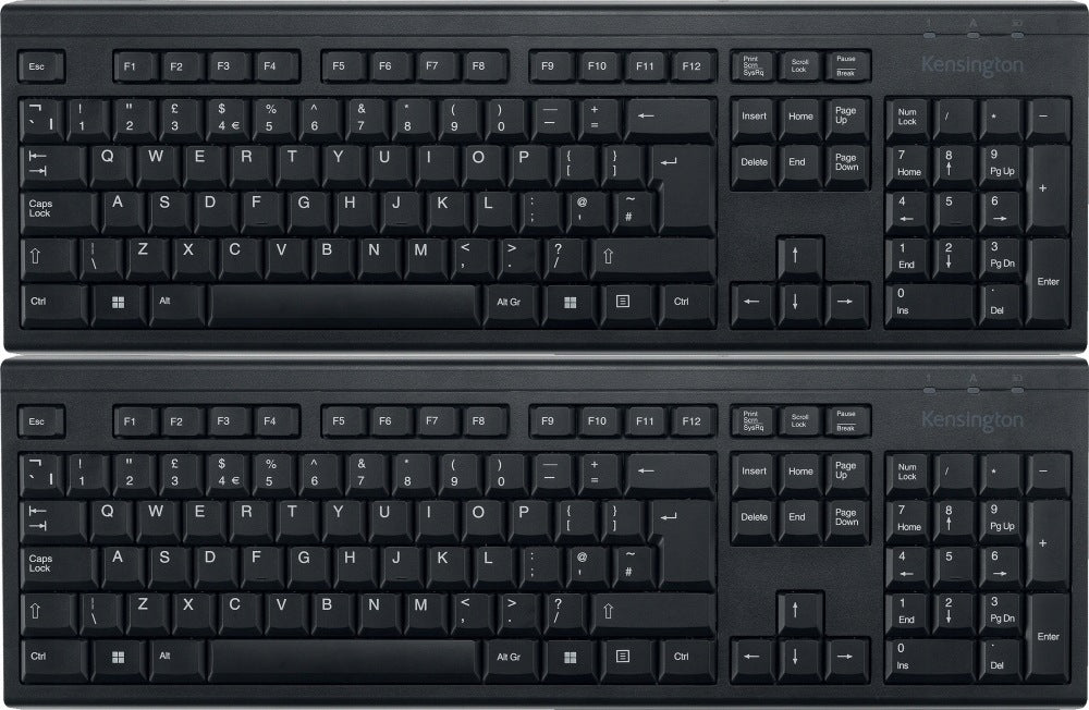 Kensington KB150 EQ Wireless Keyboard, Black x 2 Pack