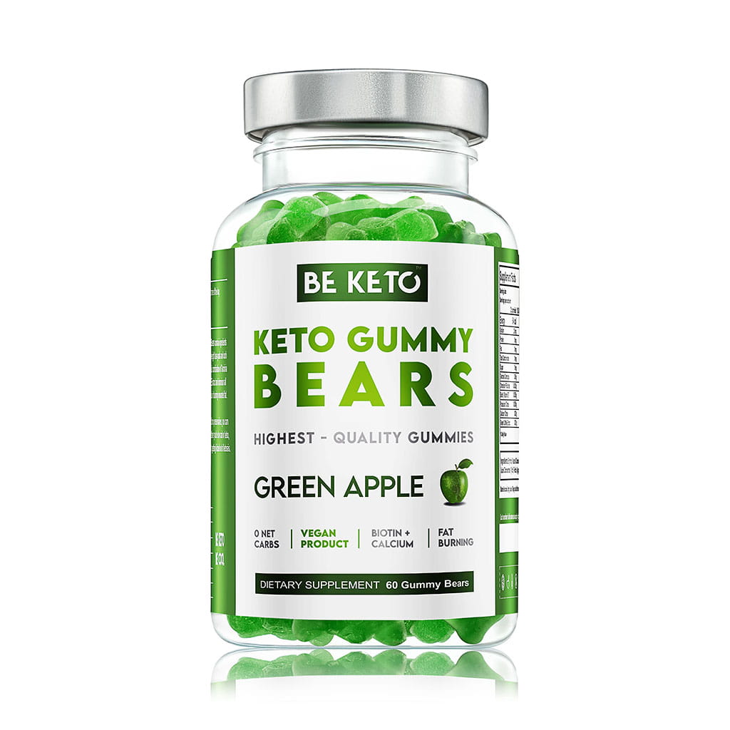 Keto Gummies with Biotin - Green Apple