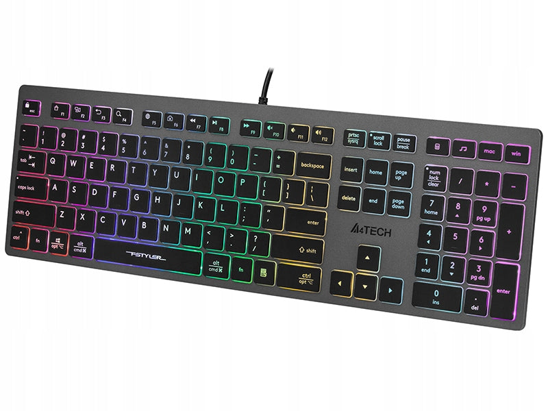 Keyboard A4TECH FSTYLER FX60H Neon USB LED Backlight