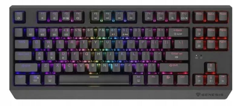 Keyboard GENESIS Thor 230 TKL Outemu Silent Lemon Black