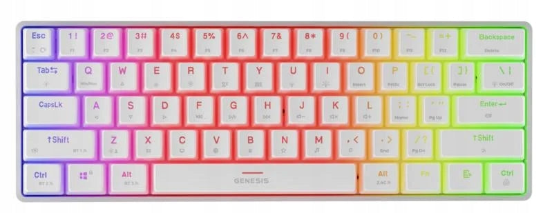 Keyboard GENESIS Thor 660 G2 Gateron Red White