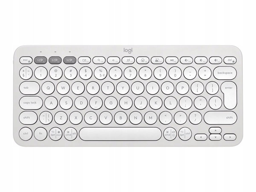 Keyboard Logitech Pebble Keys 2 K380s bluetooth multi-device tonal white