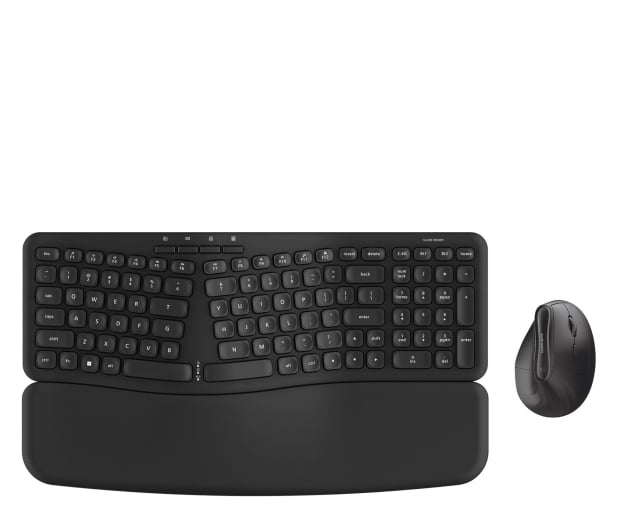 Keyboard & Mouse Set Silver Monkey Ergonomic 70 Combo Wireless Set