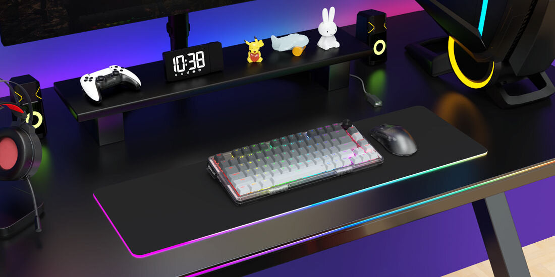 Keyboard REDRAGON K673GG-RGB-PRO Ucal Pro Interface USB Bluetooth USB (Radio 2.4 GHz)