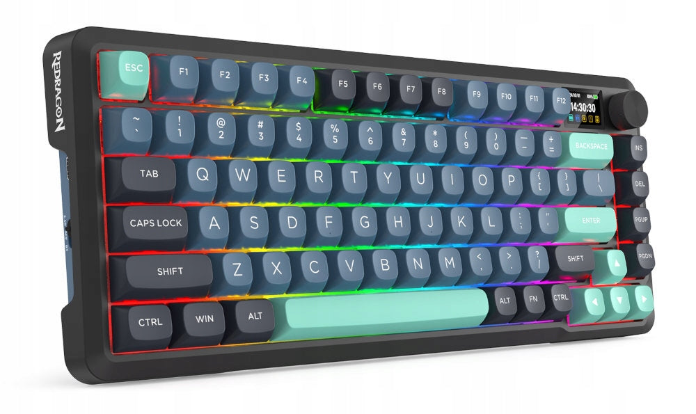 Keyboard REDRAGON K724GBG Behemoth Pro RGB Black Interface USB Bluetooth USB (Radio 2.4 GHz)