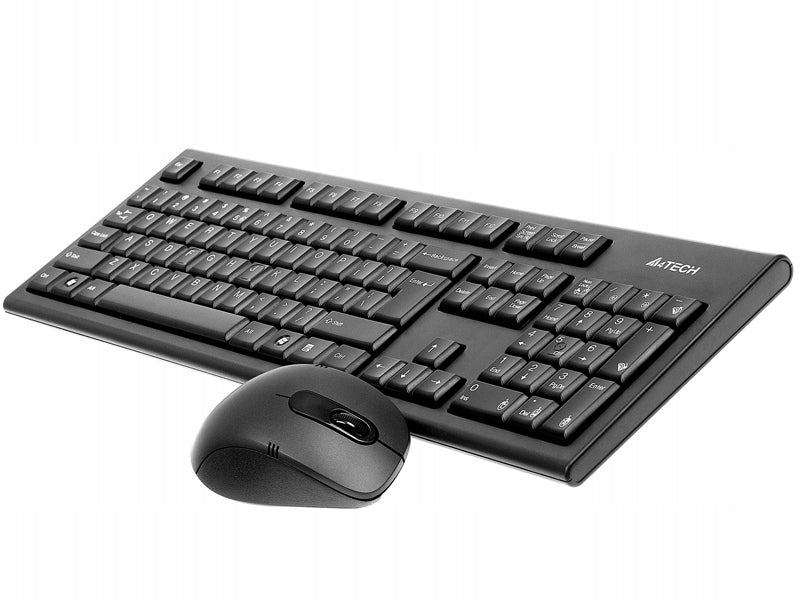 Keyboard and Wireless Mouse USB Office Kit A4TECH V-TRACK 7100N Packaging status original