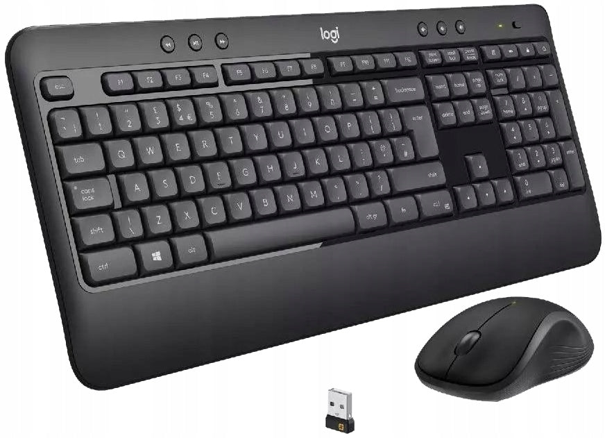 Keyboard and mouse set Logitech black x2 Manufacturer Logitech