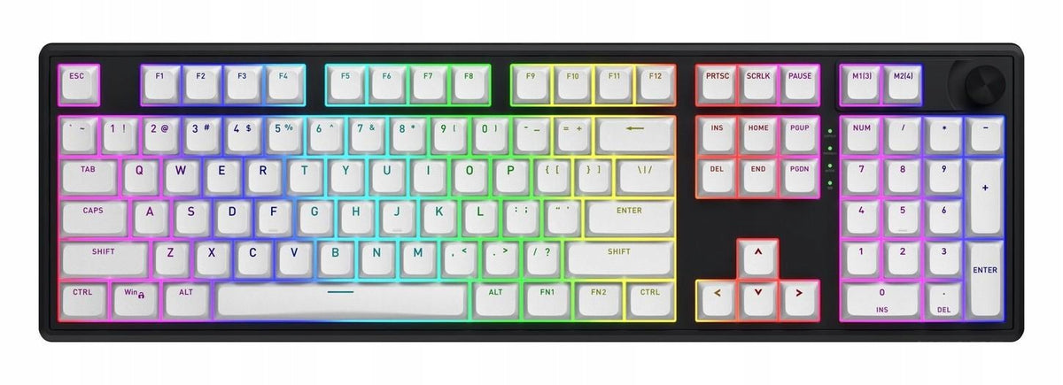 Keyboard for gamers Hator Skyfall 100 Wireless white-black