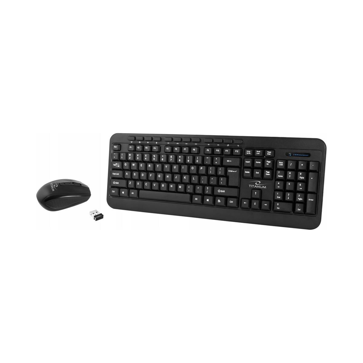 Keyboard + wireless mouse USB Titanum TK109