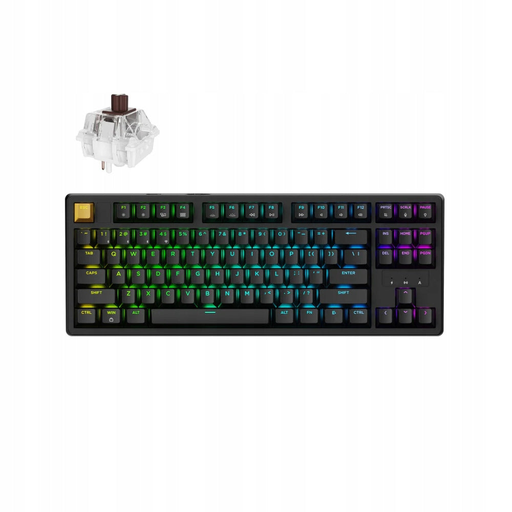 Keychron J4 QMK Wireless Mechanical Keyboard RGB Hot-Swap Brown