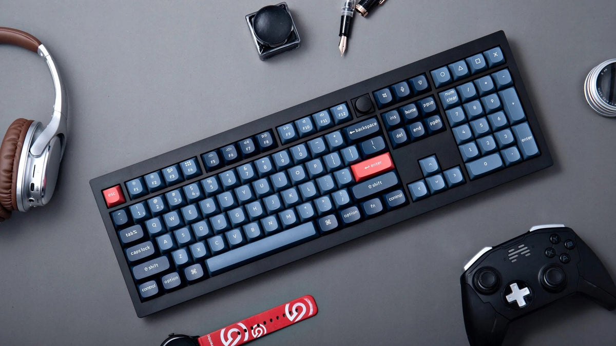Keychron V6 Max Wireless Mechanical Keyboard Switch Banana QMK/VIA Packaging status original