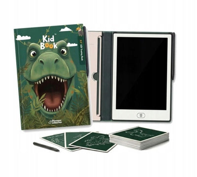 KidLupe Graphics Tablet with Drawing Work Cards - KidBook - Dino Manufacturer code 5905080612264