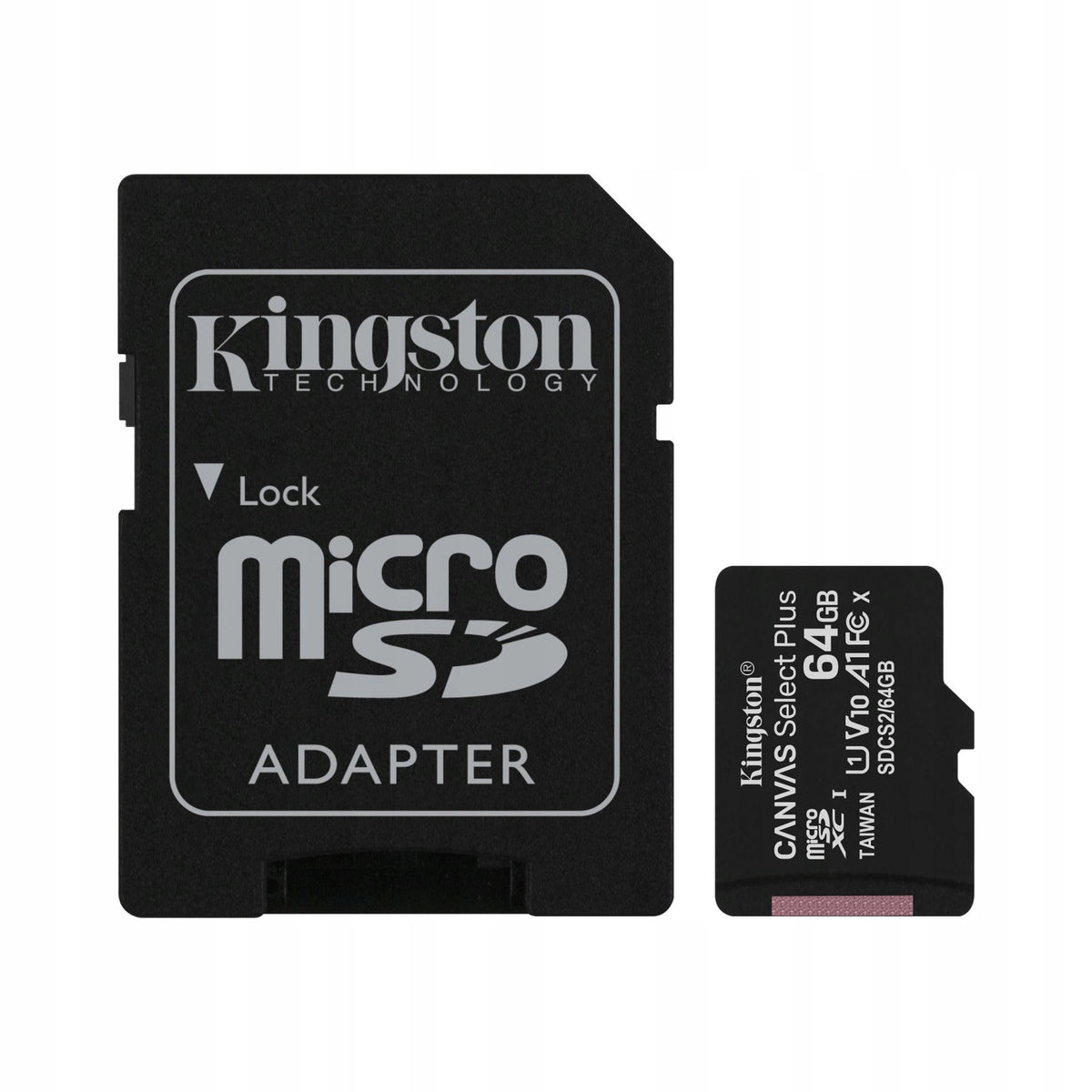 Kingston SDCS2/64GB Memory Card Canvas Plus 64GB microSDXC 100MB/s