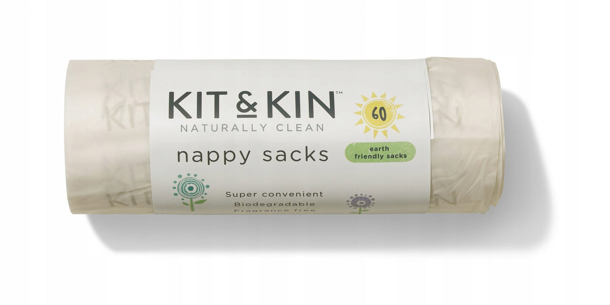 Kit&Kin Bags For Used Diapers Unscented Eco-Friendly Bio Large