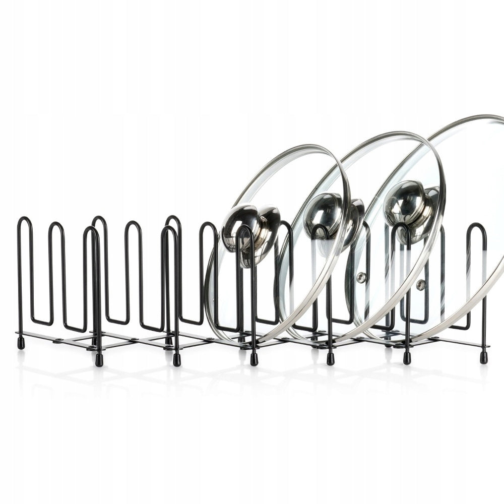 Kitchen Rack for Lids Plates Kitchen Organizer Cabinet Compartment