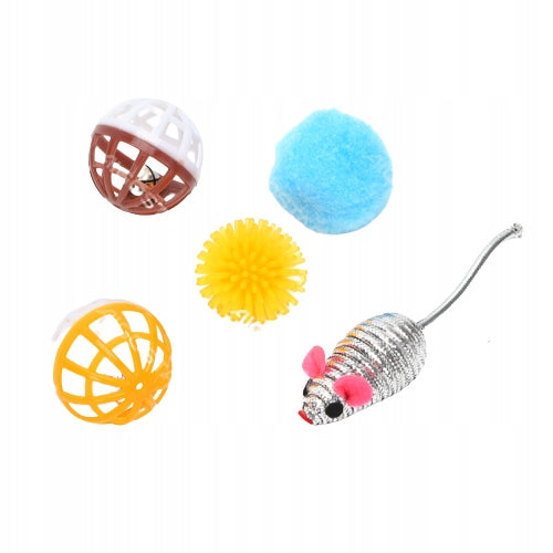 Kitten Cat Toy Set Mouse Balls