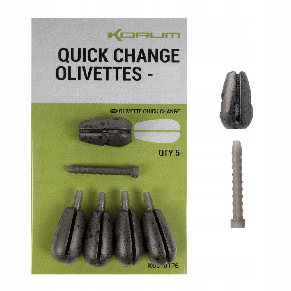 Korum Quick Change Olivettes 5 g 6 pcs