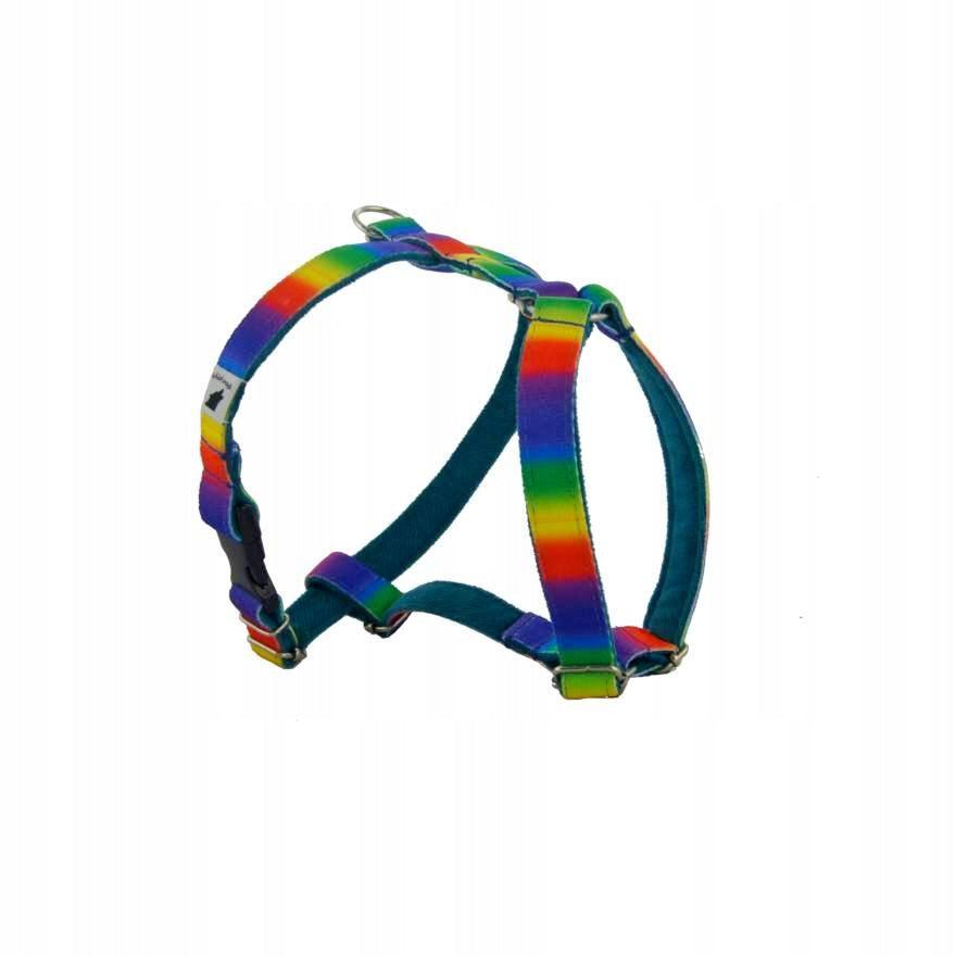 L Wild Craft Dog Harness - Rainbow