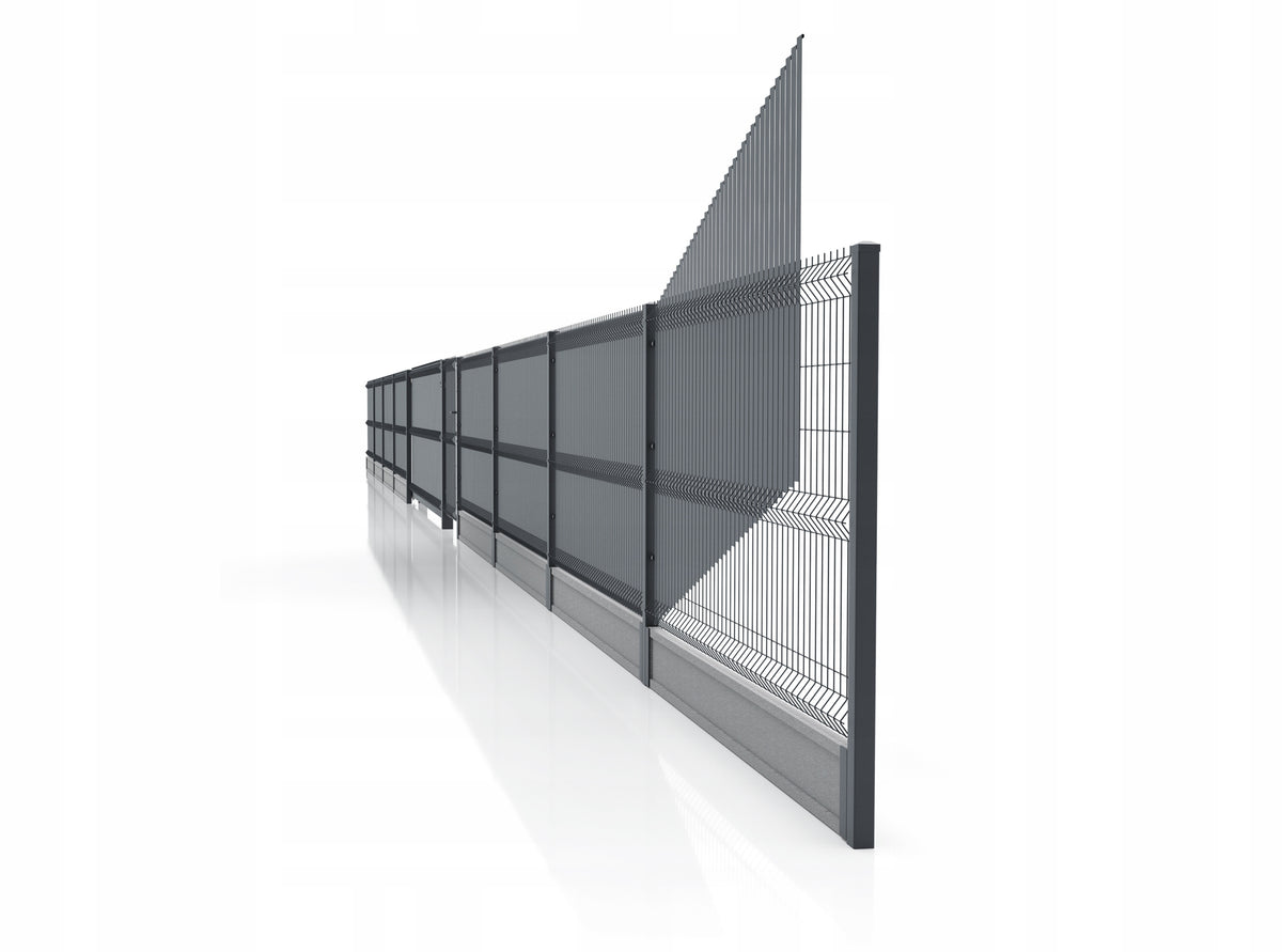 LAMELE FOR PANEL FENCES METAL STRIPS H 123 cm TELBOX Packaging status original