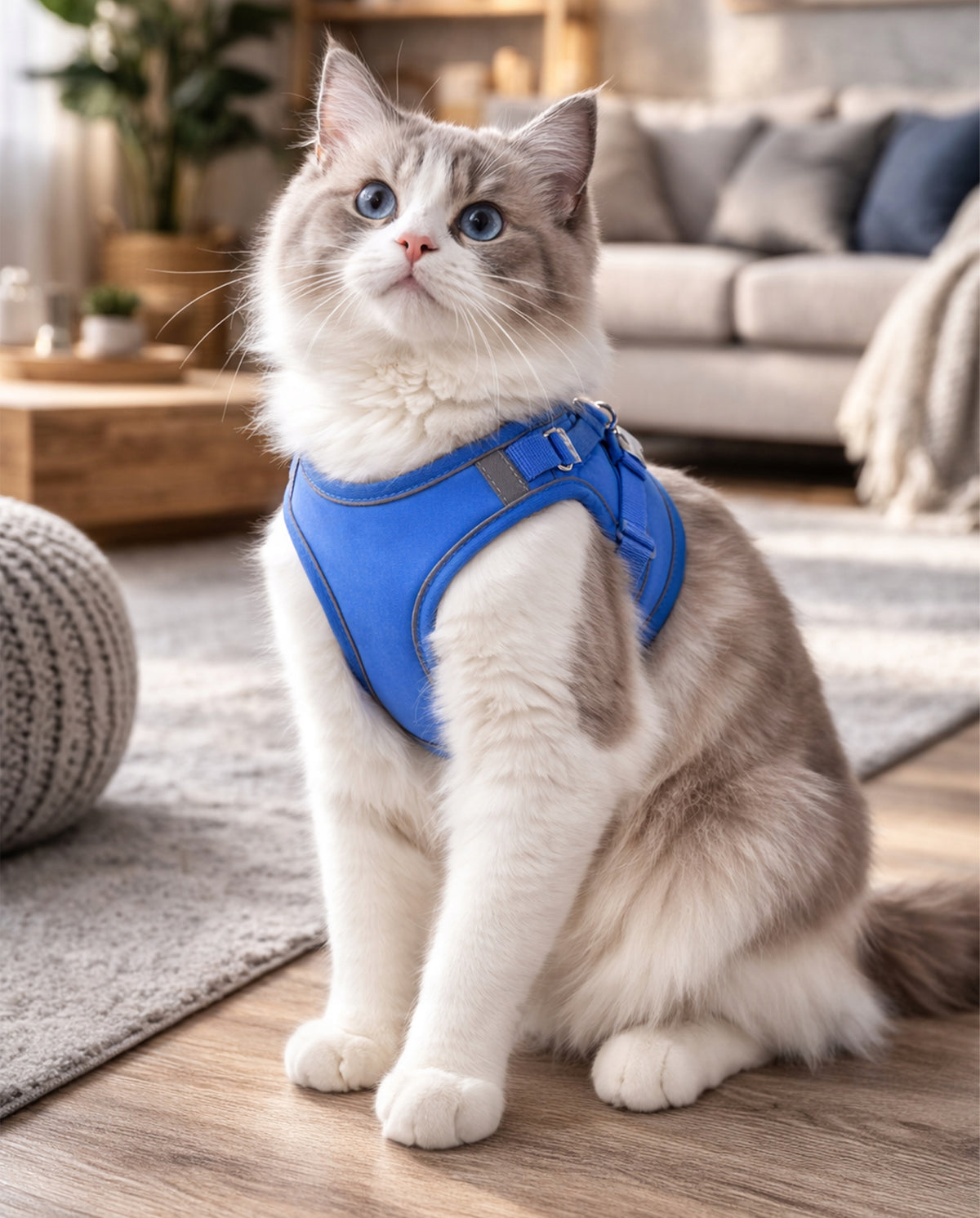 LANYARD HARNESS for Cat Pressure-Free Reflective Suede Walk Strong L Packaging status original