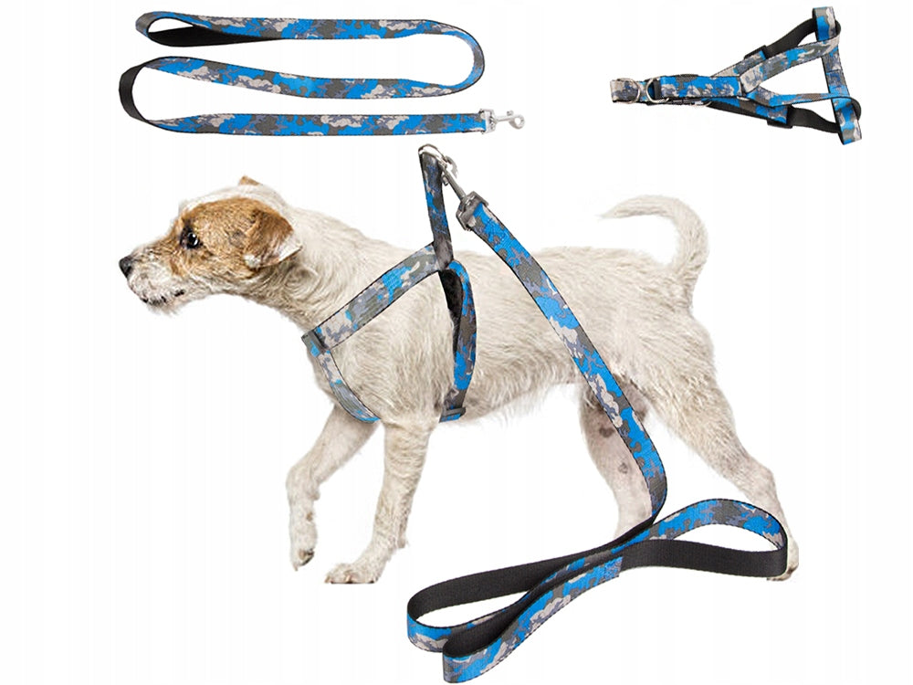 LANYARD WITH SUSPENDERS CAT DOG WALKING HARNESS ADJUSTABLE SIZE COMFORTABLE Packaging status original