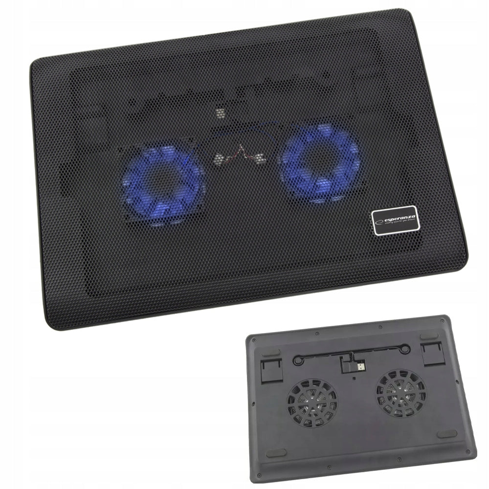 LAPTOP COOLING STAND LAPTOP NOTEBOOK 15.6" QUIET BACKLIGHT