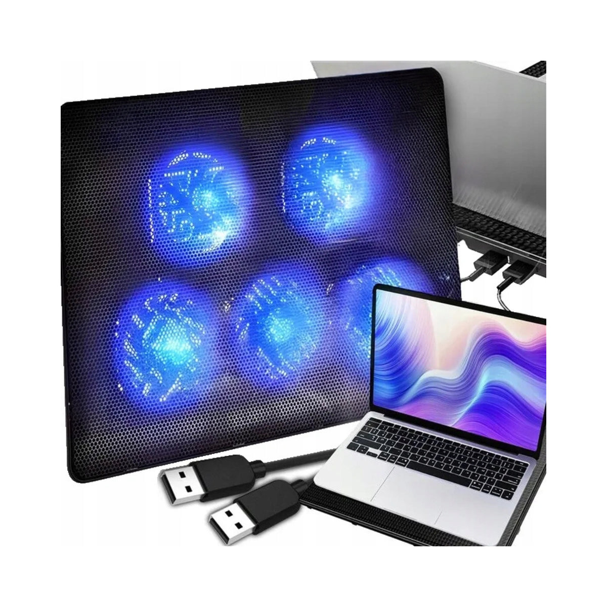 LAPTOP PAD STAND NOTEBOOK 12-17'' COOLING FASHIONABLE SOLID Packaging status original