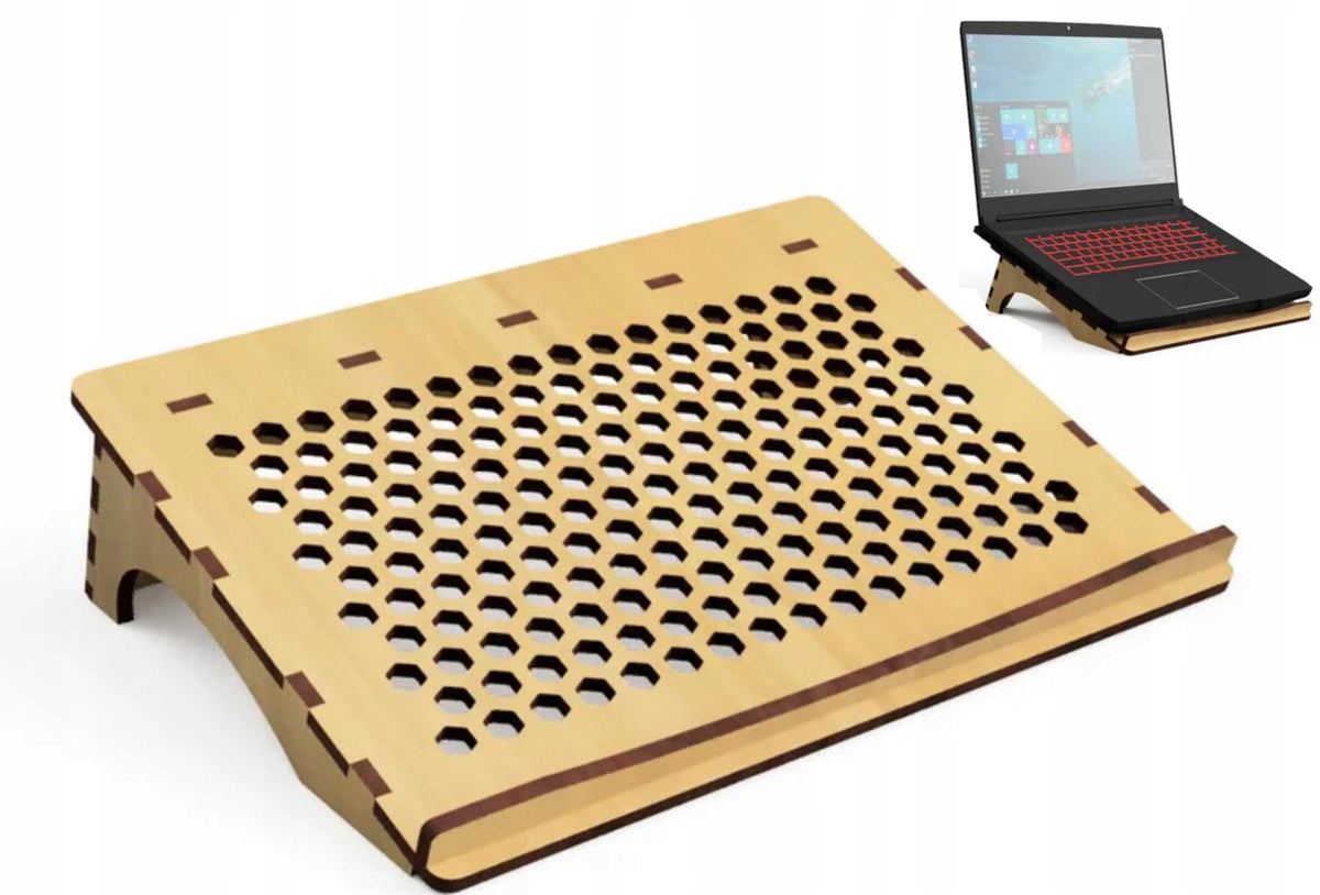 LAPTOP PAD STAND WOOD RETRO 15,6 LAPTOP STAND