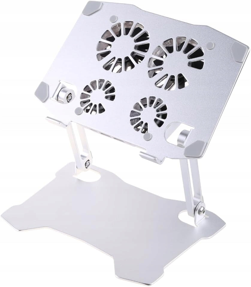 LAPTOP STAND ALUMINUM ADJUSTABLE COOLING LED USB