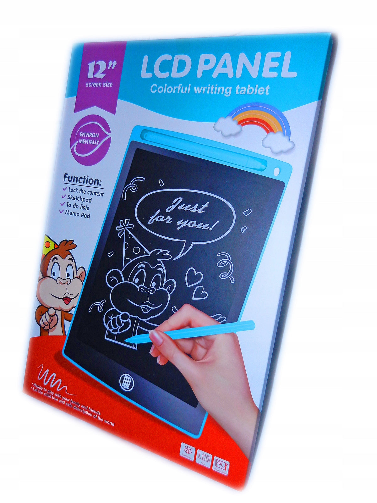 LARGE 12' LCD BOARD panel ZNIKOPIS drawing COLOR WRITING TABLET